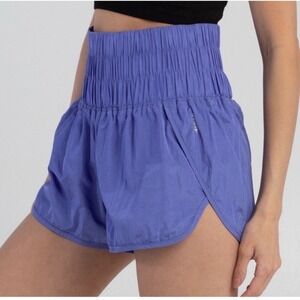 FREE PEOPLE Movement The Way Home Shorts Violet Sz L Athletic Training Running